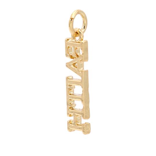 12 Pack: 14K Gold Plated Faith Charm by Bead Landing™